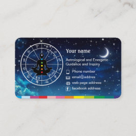Cartões de Visita de Astrologia e Horóscopo