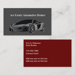 Cartões de Visita de Automóveis com Fator Legal