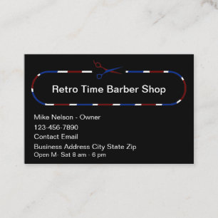 Cartões de Visita de Barbearia Patriótica