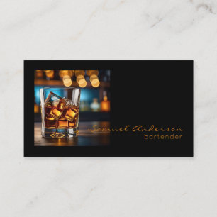 Cartões de Visita de Barman