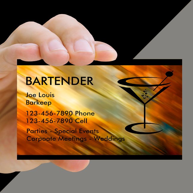 Cartões de Visita de Barman (Criador carregado)