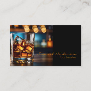 Cartões de Visita de Barman