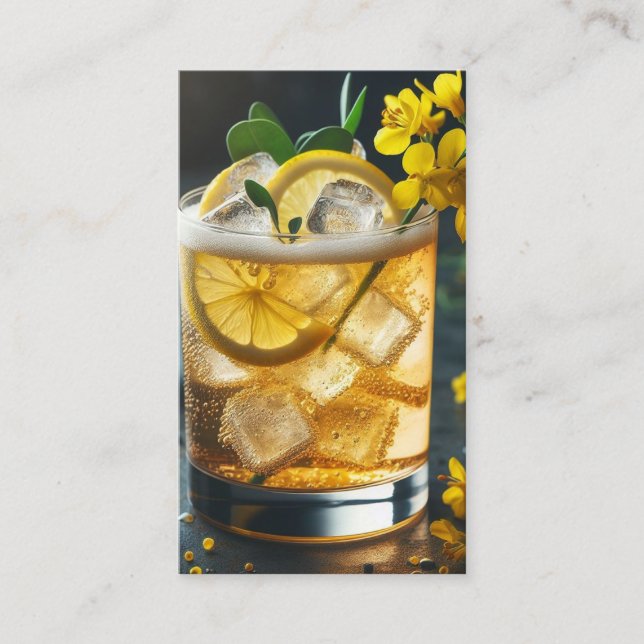 Cartões de Visita de Barman (Frente)