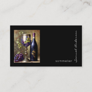 Cartões de Visita de Barman Sommelier