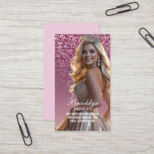 Cartões de Visita de Concurso Berry Sparkle Recort