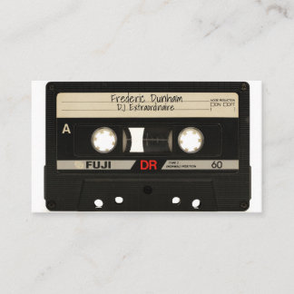 Cartões de Visita de DJ - Mixtape Vintage