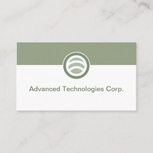 Cartões de Visita de Logotipo de Tecnologia Design