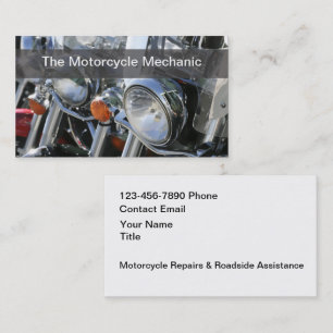 Cartões de Visita de Mecânico de Motocicletas Repa