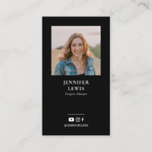 Cartões de Visita de Negócios de Mídia Social com 