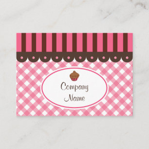 Cartões de Visita de Padaria de Cupcake