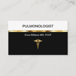 Cartões de Visita de Pneumologista Médico Pulmonar