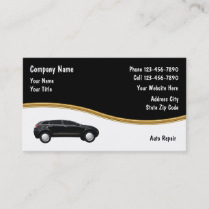Cartões de Visita de Reparo Automotivo