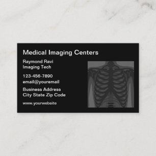 Cartões de Visita de Serviços de Radiologia de Ima
