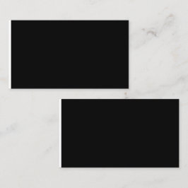 Cartões de Visita | Design Preto Elegante | Negóci