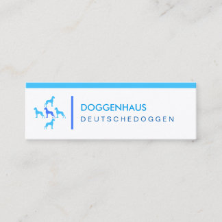 Cartões de Visita do Dogue Alemão