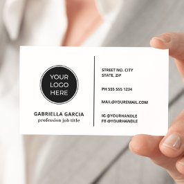 Cartões de Visita Empresariais com Design Genérico