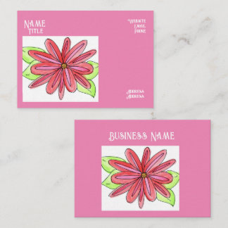 Cartões de Visita Flor de Rosa