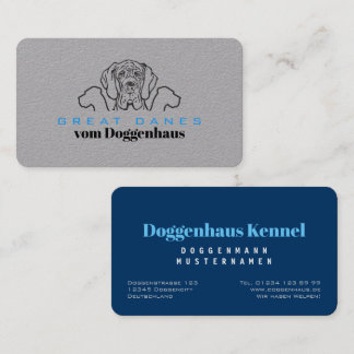 Cartões de Visita Great Danes