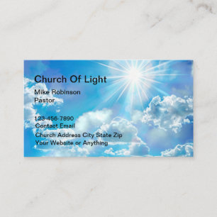 Cartões de Visita Igreja Cristã Raios de Sol