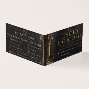 Cartões de Visita Liscio Faticoso Signature