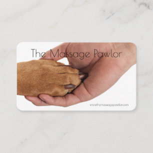 Cartões de Visita Massagem Pawlor