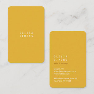 Cartões de Visita Minimalistas em Cores da Moda