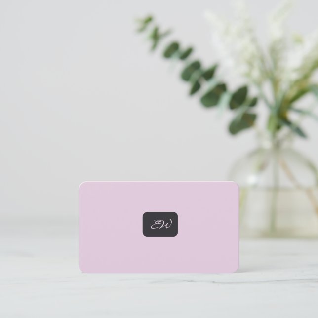 Cartões de visita modernos e elegantes com código  (Em pé/Frente)