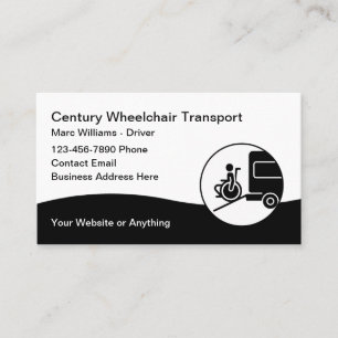 Cartões de Visita Modernos para Transporte de Cade