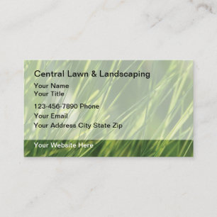 Cartões de Visita Modernos Simples para Jardinagem