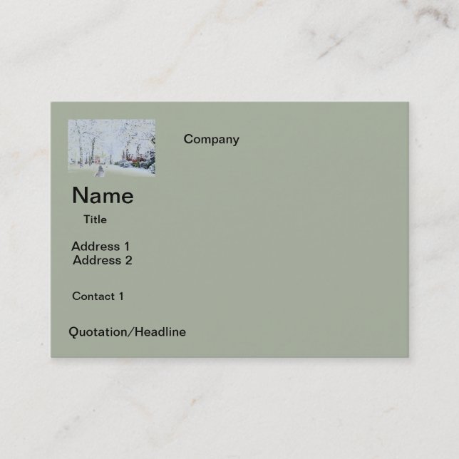 cartões de visita neve design (Frente)