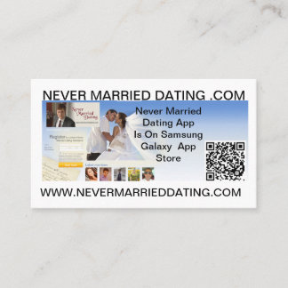 Cartões de Visita Never Married Dating . Com
