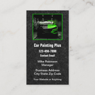 Cartões de Visita para Pintura de Carros Automotiv
