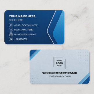 Cartões de Visita Personalizados Logotipo da Empre
