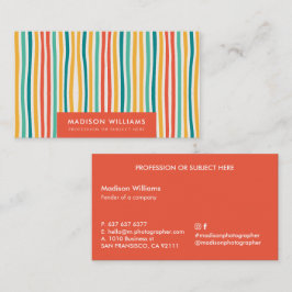 Cartões de Visita Personalizados Minimalistas Eleg