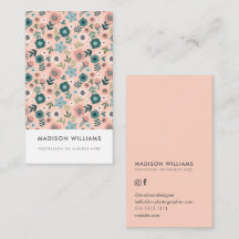Cartões de Visita Personalizados Minimalistas Eleg
