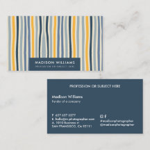 Cartões de Visita Personalizados Minimalistas Eleg