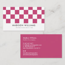 Cartões de Visita Personalizados Minimalistas Eleg
