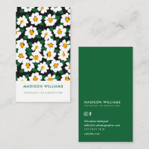 Cartões de Visita Personalizados Minimalistas Eleg