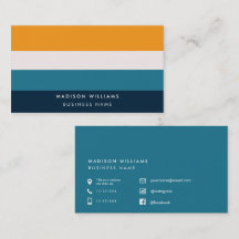 Cartões de Visita Personalizados Minimalistas Eleg