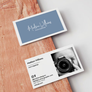 Cartões de Visita Personalizados Minimalistas Eleg