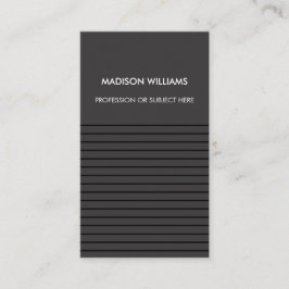 Cartões de Visita Personalizados Minimalistas Eleg