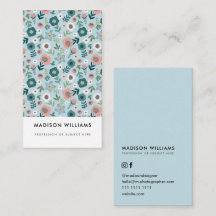 Cartões de Visita Personalizados Minimalistas Eleg