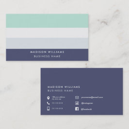 Cartões de Visita Personalizados Minimalistas Eleg