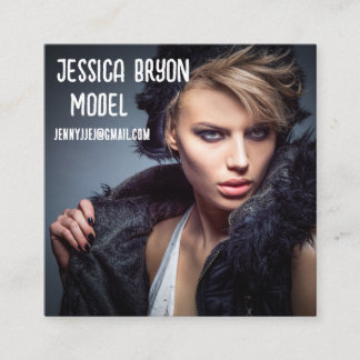 Cartões de Visita Personalizados quadrados com FOT