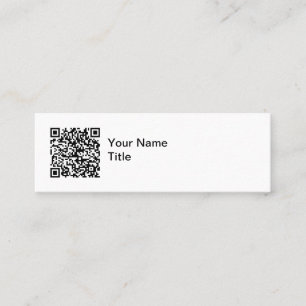 Cartões de Visita Promocionais com Código QR Simpl