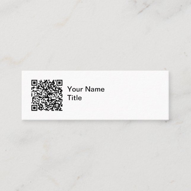 Cartões de Visita Promocionais com Código QR Simpl (Frente)