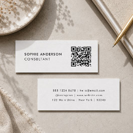 Cartões de Visita QR Code | Cartão de Contato Bran