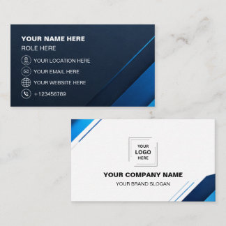 Cartões de Visita QR de Contato Design Único