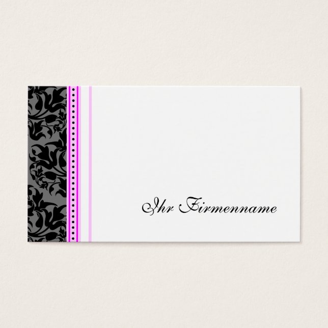 Cartões de visita românticos (Frente)