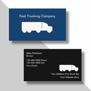 Cartões de visita simples com logotipo de transpor